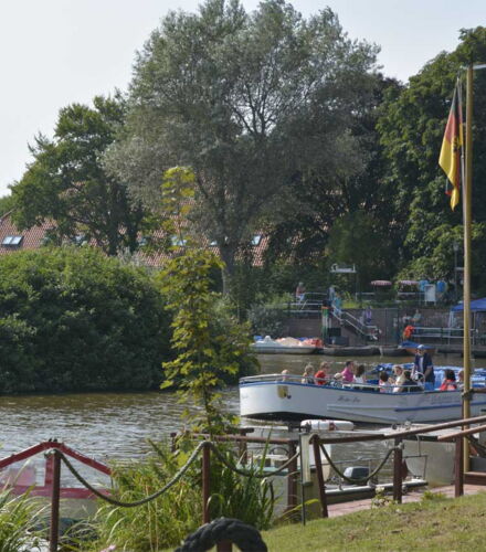 Für die Kanalfahrten gibt es einen eigenen Anleger